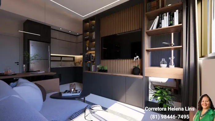 Imóvel para venda com 27 metros quadrados com 1 quarto em Soledade - Recife - PE