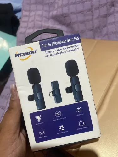 PAR DE MICROFONE SEM FIO