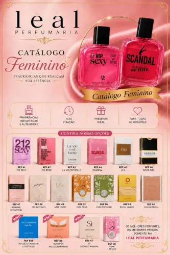 Perfumes primeira linha