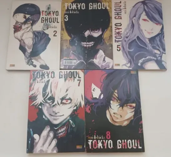Tokyo Ghoul Volumes 2,3,5,7,8