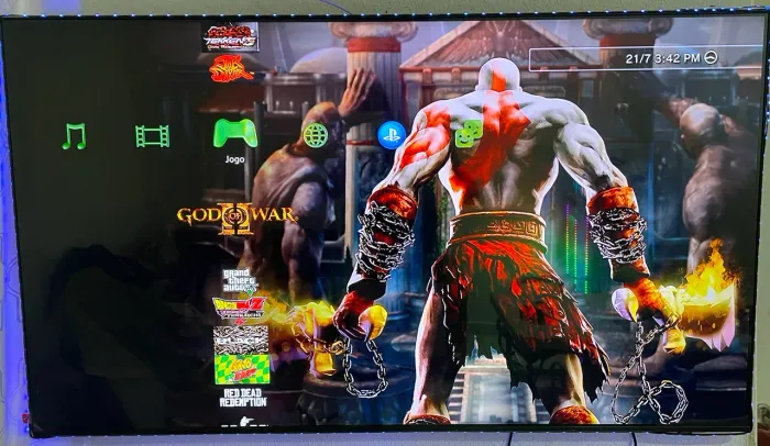 PS3 com 400 jogos (Entrega grátis)