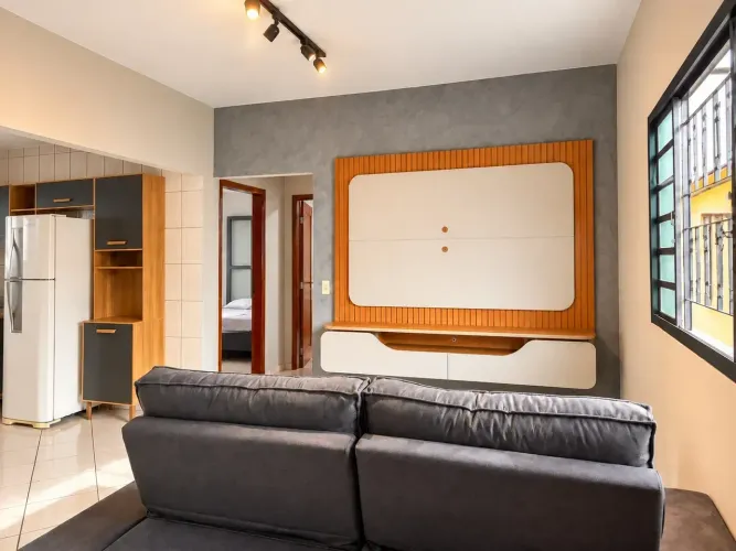 KITNET/APARTAMENTO  2 QUARTOS MOBILIADO PARA LOCAÇÃO  JARDIM PANORAMA - BOTUCATU/SP