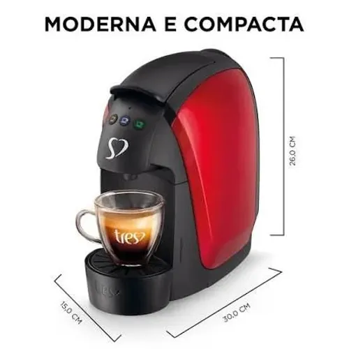 CAFETEIRA 3 CORAÇÕES LUNA