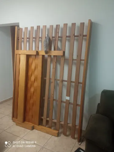 CAMA casal padrão madeira MACIÇA 