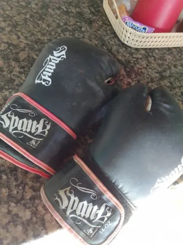 Vendo par de luvas para box ..usada poucas vezes 