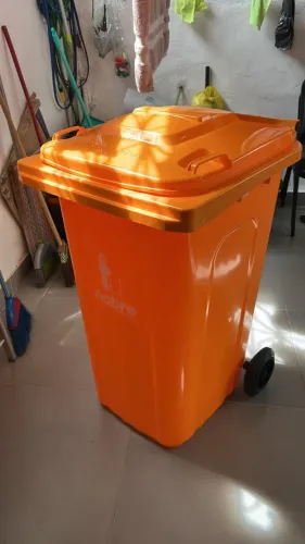 Lixeira Laranja Grande