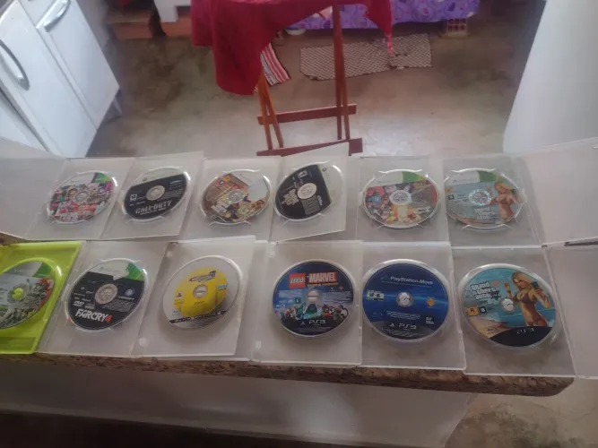Jogos originais de Xbox e ps3