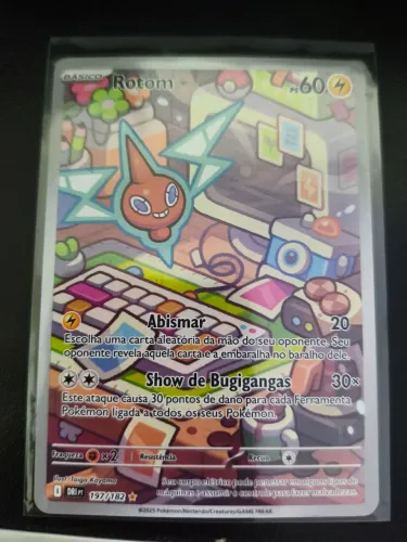 Carta pokémon tcg Rotom super raro