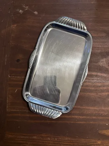 Bandeja de Aço Inox pequena
