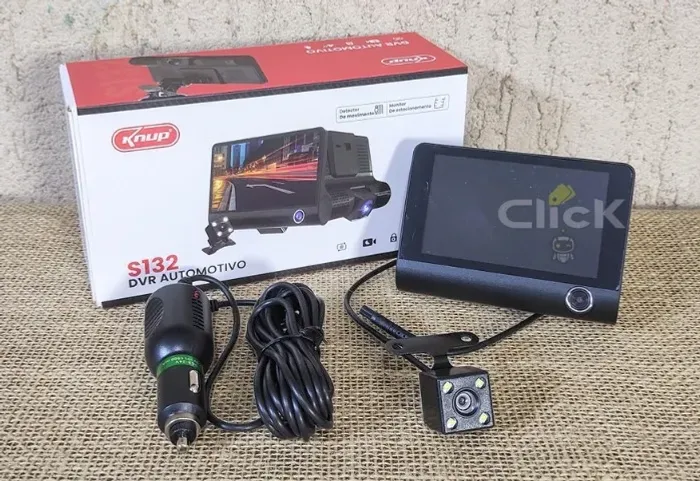 Câmera Veicular Knup Kp-s132 1080p À Prova D'água (Dvr automotivo)