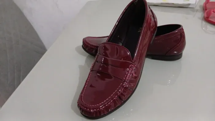 Mocassim Zara vinho 39 novo