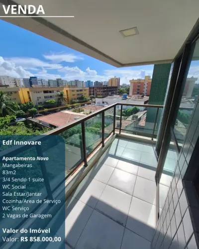 Imóvel para venda tem 83 metros quadrados com 3 quartos em Mangabeiras - Maceió - AL