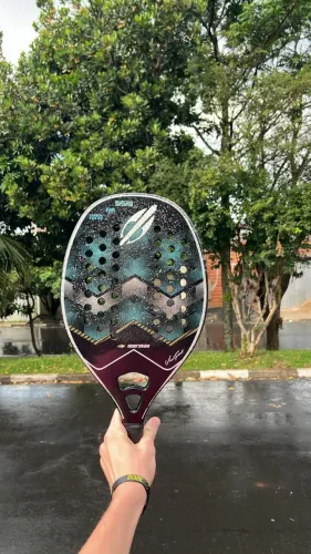 Raquete Beach Tennis Mormaii Vini Font - Kevlar / Carbon Frame