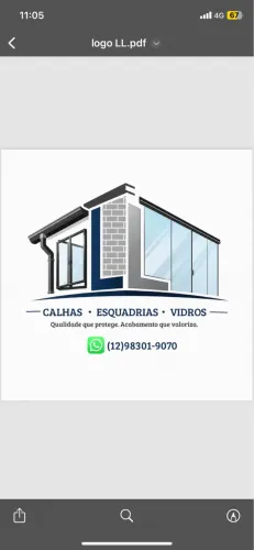 CALHAS ? ESQUADRIAS ? VIDROS