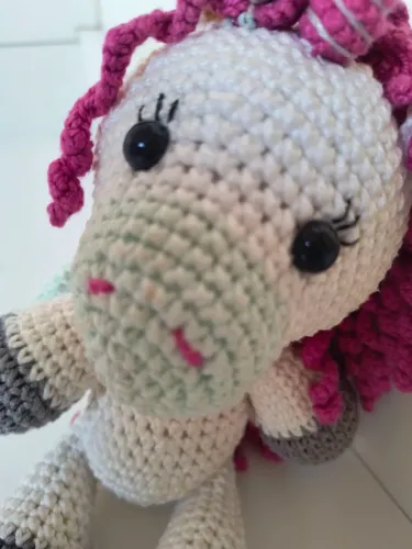 Amigurumi Unicórnio Crochê 