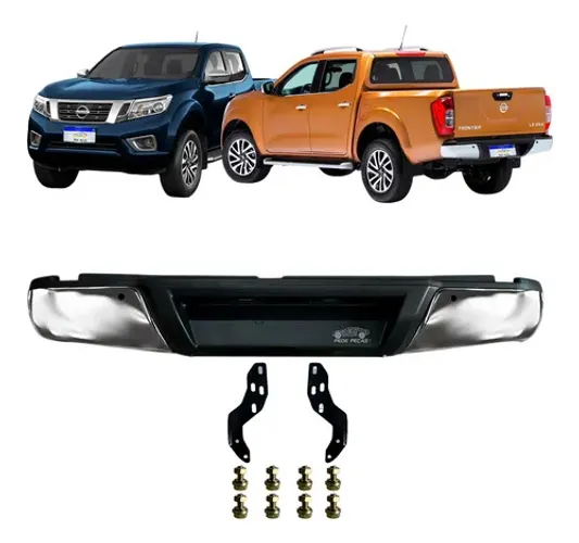 Parachoque Traseiro Nissan Frontier 2017 A 22 C/furo Sensor