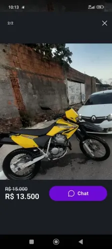 XR tornado 250 cilindrada ano 2007