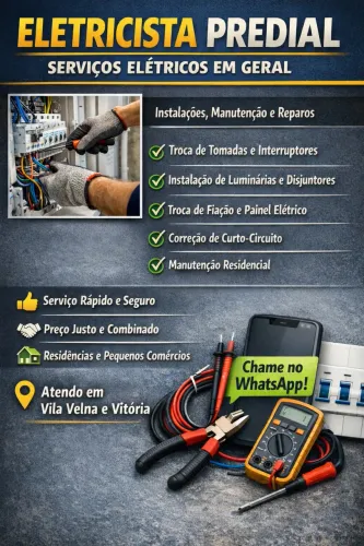 Eletricista Predial - Serviços Elétricos em Geral