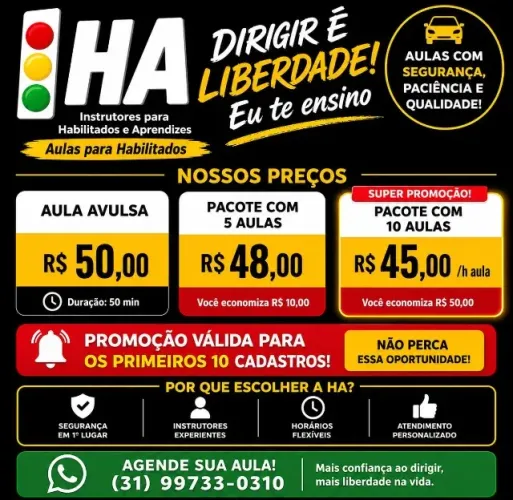 IHA- Instrutores para Habilitados e aprendizes