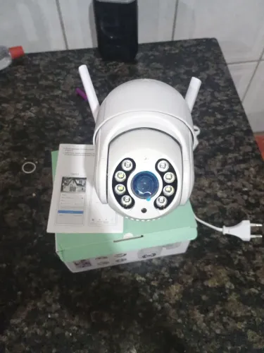 Câmera wifi 320°, modelo A8, Aplicativo: Icsee.