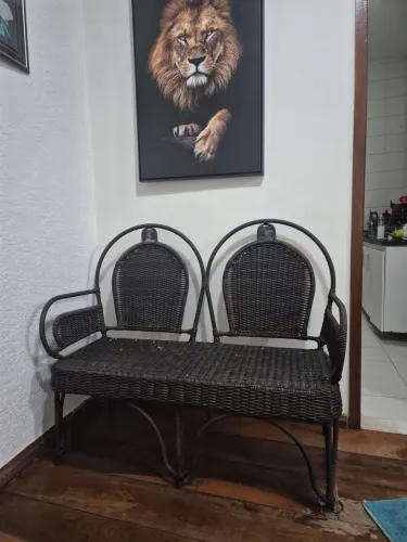 Sofá 2 lugares fibra sintetica 