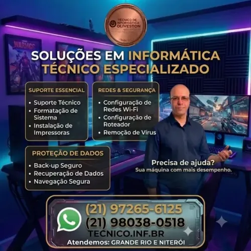 Manutenção de computadores e Notebooks
