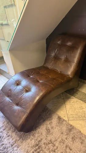 Divã Marrom Courino