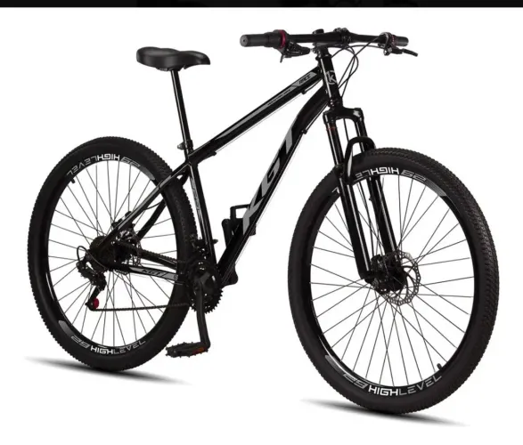 Bicicleta Aro 29 Kgt Aço Freios A Disco Suspensão 
