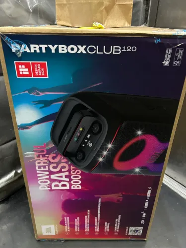 JBL Partybox 120 Preta Lacrada c Nf
