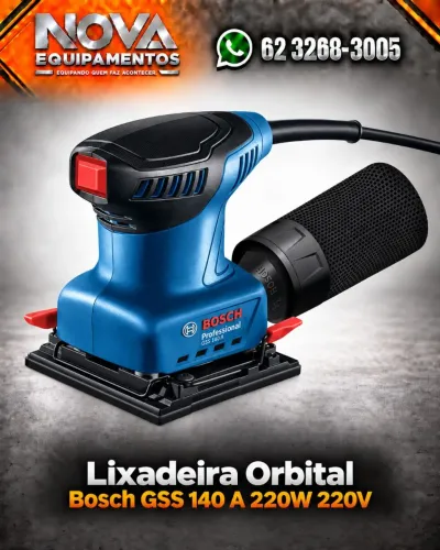 Lixadeira Orbital Bosch GSS 140A 220w 220v