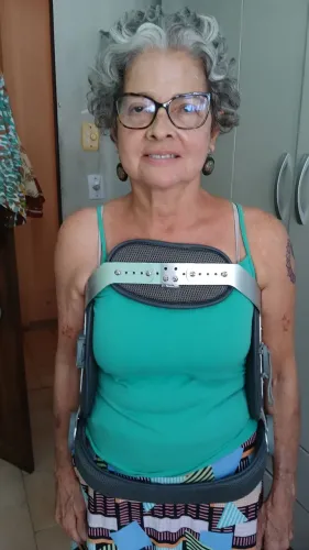 Colete de proteção para coluna lombar
