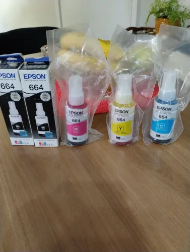 Vendo tinta impressora Epson 664 com 6 frascos 