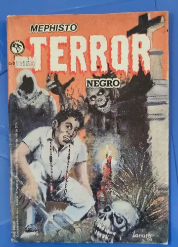 Revista em quadrinhos terror negro mephisto