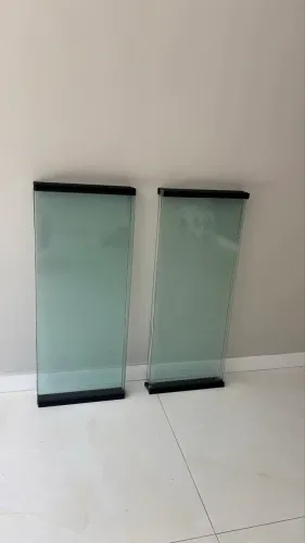 06 Folhas Cortina de Vidro para Varanda 44x110cm - R$ 1.177