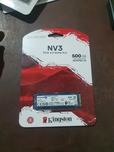 SSD Kingston NV3 500GB NVMe PCIe 4.0 M.2 ATÉ 5000MB/s Lacrado - OLX Pay Envios