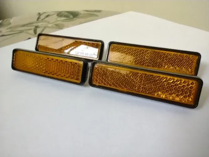 Refletores De Pedais Rr-0217-ez-1 Pretos - Extra Light / Cruiser