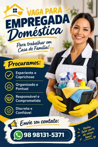 Vaga Empregada Doméstica 