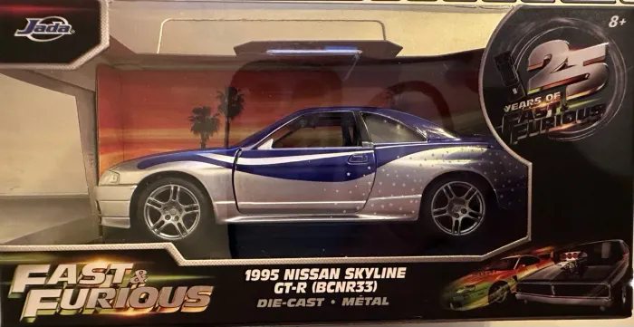 Velozes e Furiosos- 1995 Nissan Skyline GTR - 1/32