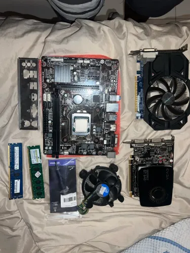 Kit Processador, placa de video, placa mae, 16gb ram,