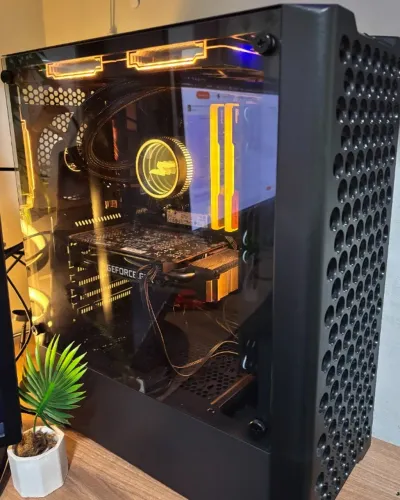 PC Gamer Ryzen 5 5600X, GTX 1660 TI 6GB, 32GB RAM, 1TB SSD GEN4, B550M, 600W - MUITO NOVO!