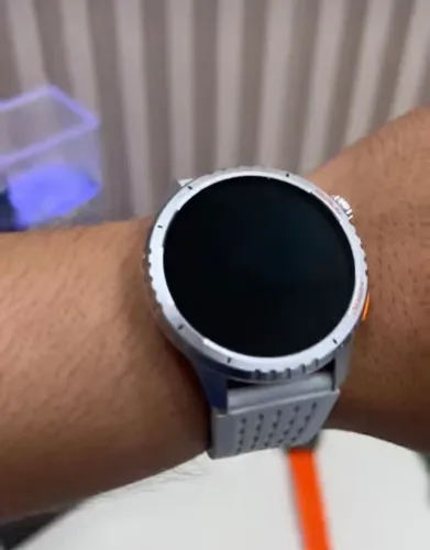 Relógio Wearzone Kron branco smartwatch