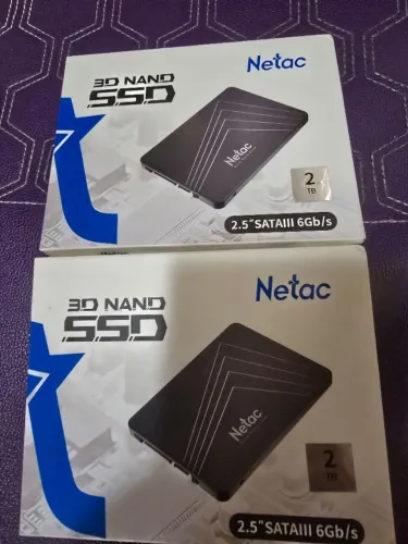 SSD Netac 480GB 500GB 512GB 1TB so tem 2TB SATA III 2.5" 6gb/s 550read 500write lacrado12x