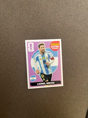 Figurinha Lionel Messi Legend Base Roxa Copa do Mundo 2026