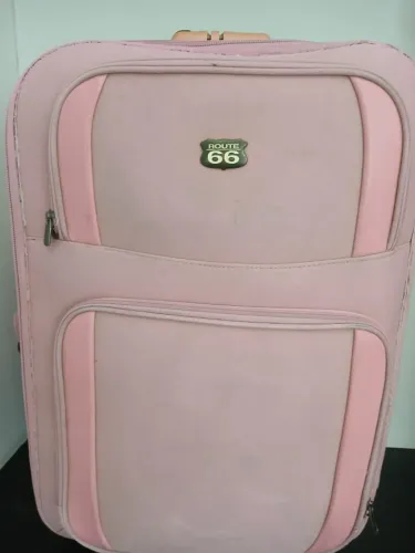 MALA ROSA PARA EMBARQUE - GRANDE - 23kl - VÁRIAS DIVISÓRIAS