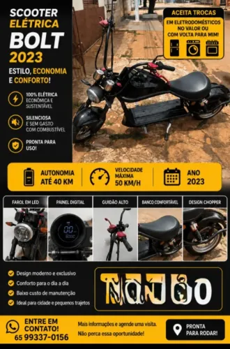 Vendo moto elétrica