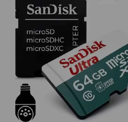 Cartão de memória 64gb microSDXC UHS-1 Card With Adapter
