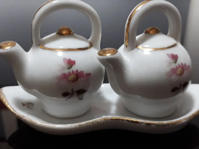 Raridade para colecionadores, miniaturas de porcelana