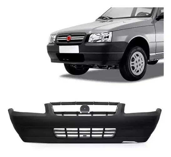 Parachoque Dianteiro Fiat Uno Fire 2006 a 2008- Preto Texturizado - Lumax