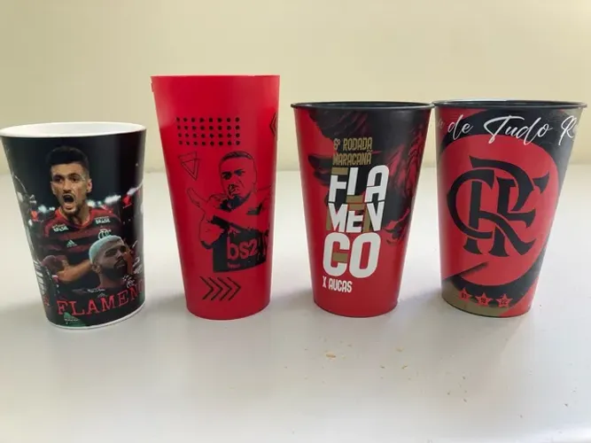Conjunto copos Flamengo 