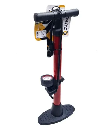 Bomba de Pe Dvorak em Aluminio 38x480mm com Manometro 120psi 9453
